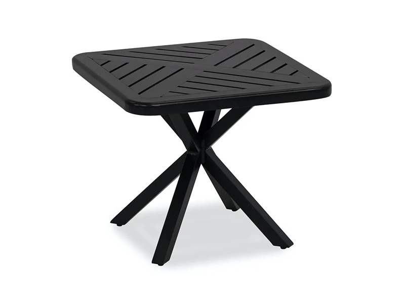 TABLE D'APPOINT SOLSTICE EN ALUMINIUM DE 25 POUCES