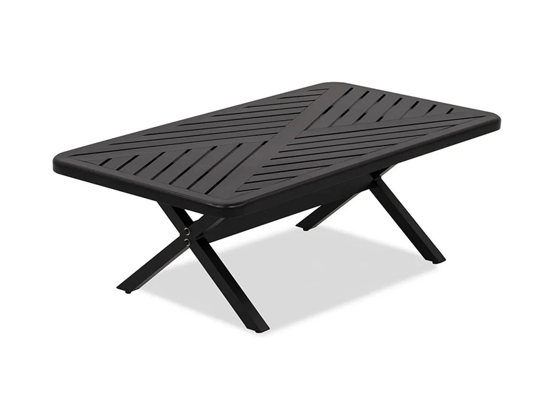 TABLE BASSE SOLSTICE EN ALUMINIUM